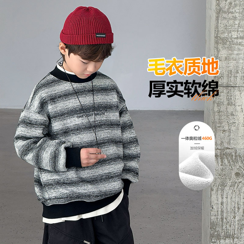2025冬新品★子供服　トレーナー　裏起毛★120cm〜170cm