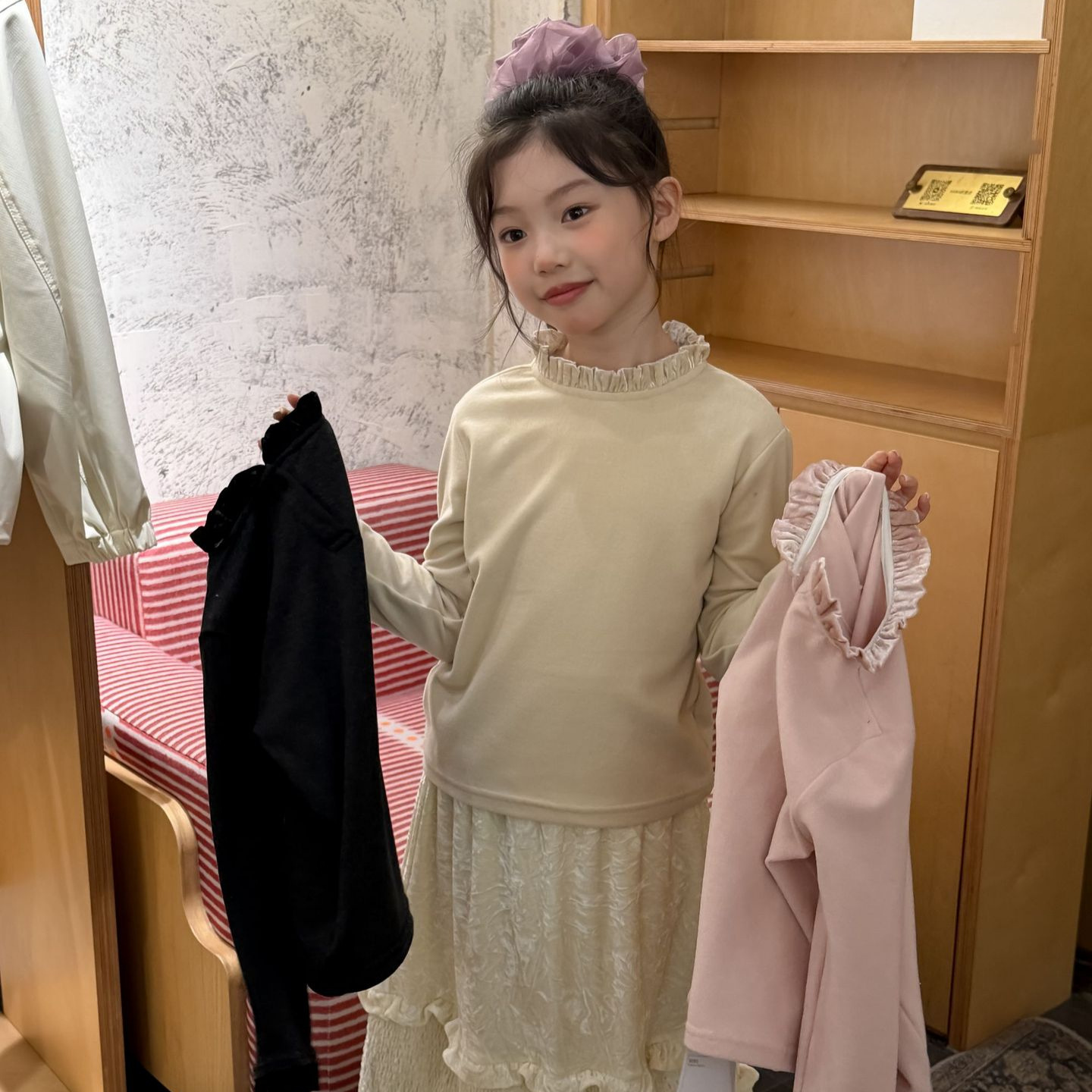 2025冬新作★子供服　トップス★100cm〜160cm 3色