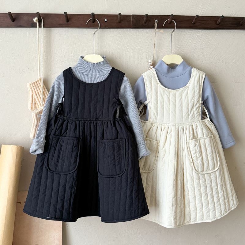 2025冬新品JM★子供服　ワンピース★90cm〜140cm 2色