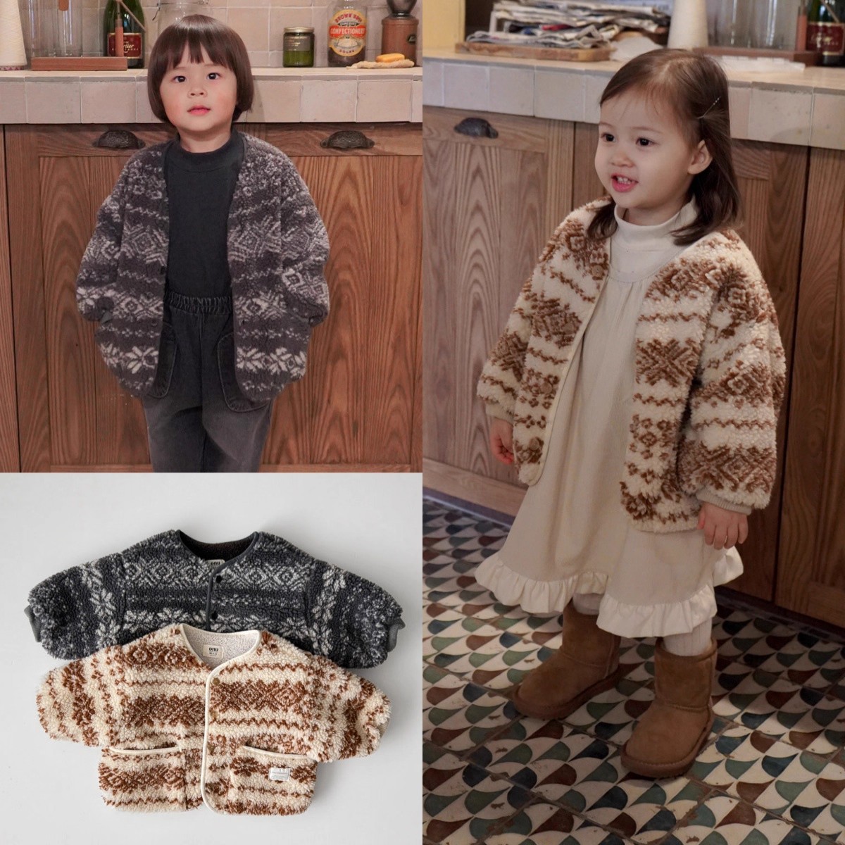 2025冬新品★子供服 　コート★80cm〜120cm 2色