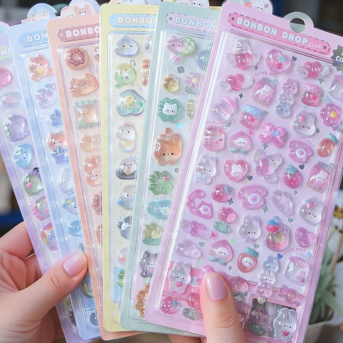 子供お褒めシール★立体エンボス★防水ステッカー ★DIY デコレーション用