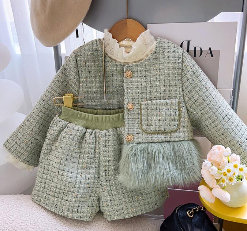 2026新品★子供服★コート+ズボン　セット★90-140cm★