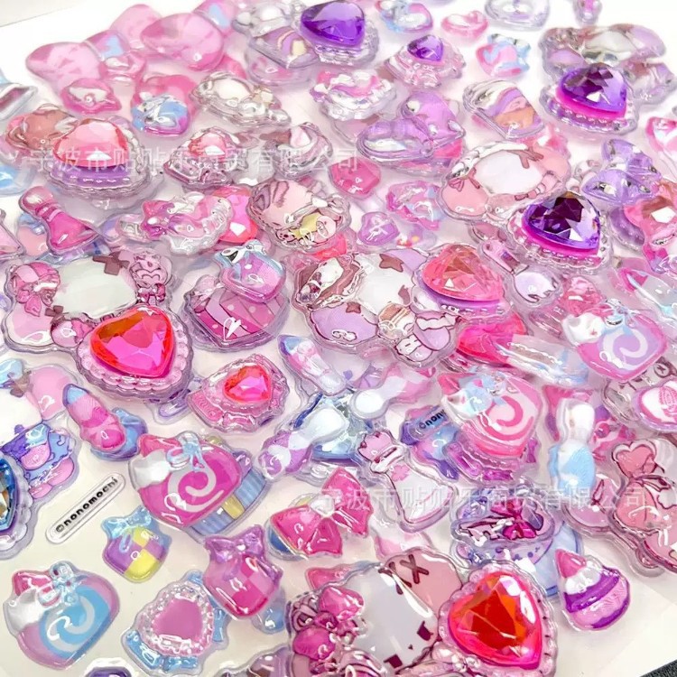 子供お褒めシール★立体エンボス★防水ステッカー ★DIY デコレーション用