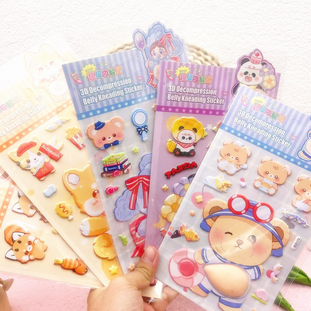 子供お褒めシール★立体エンボス★防水ステッカー ★DIY デコレーション用