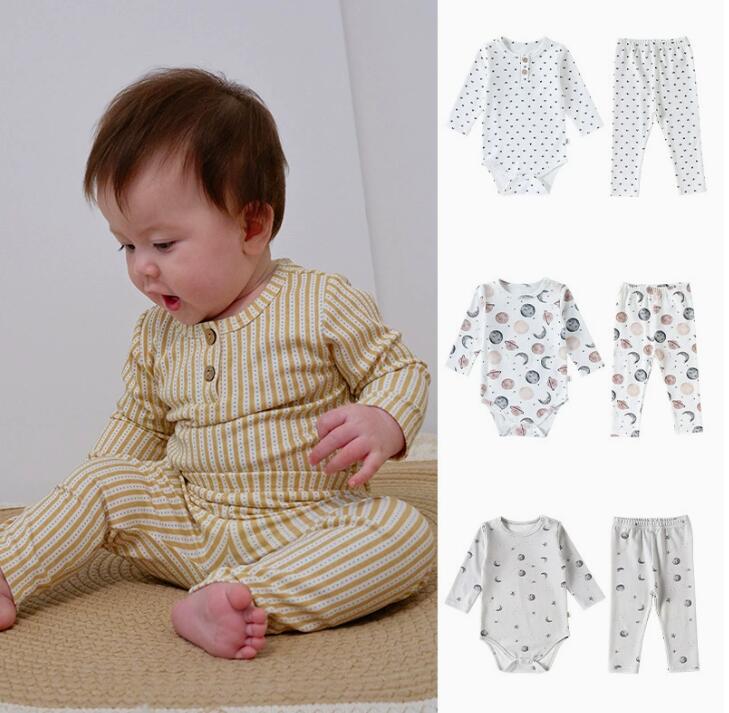 2026新入荷★ベビー服　ロンパース&ズボン分けて★66cm〜90cm 3色