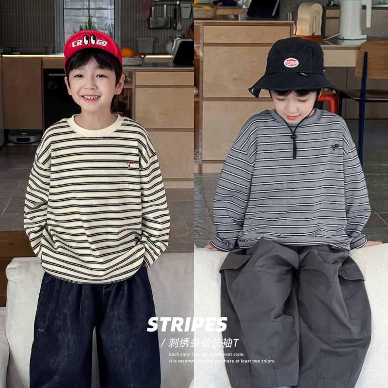 2026★春秋新作★韓国風子供服★トップス★90cm〜150cm 2色