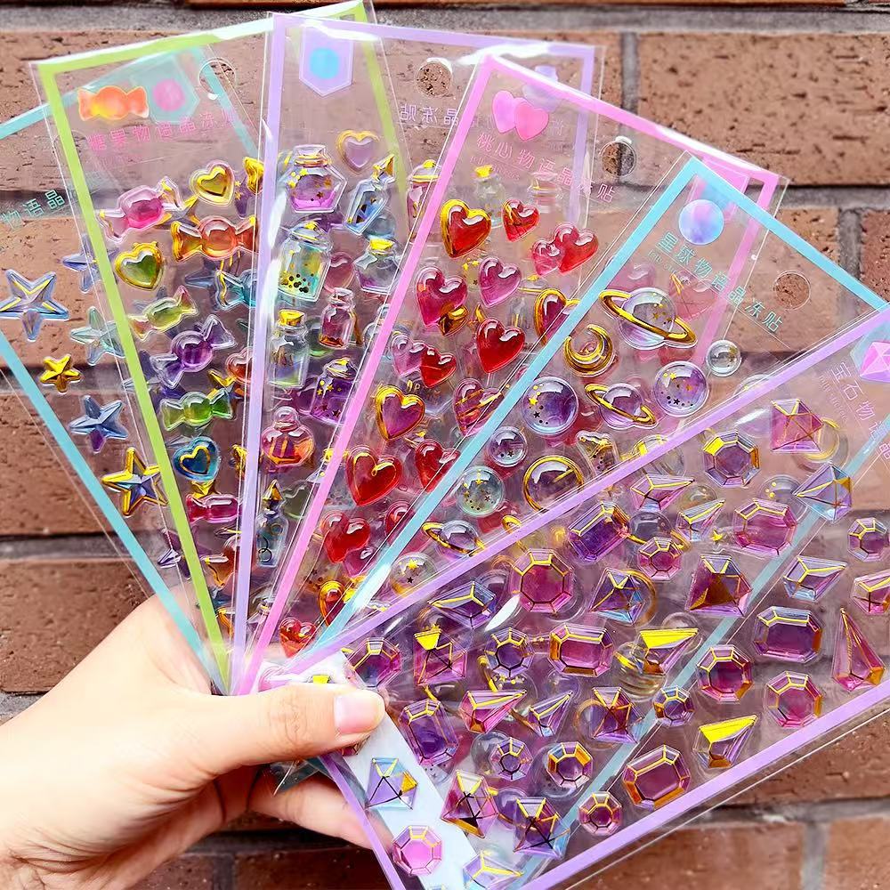 シール★DIY★手帳素材★ステッカー★3D★可愛い★キッズ★飾り