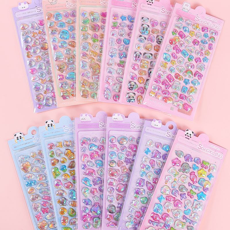 子供お褒めシール★立体★防水ステッカー ★DIY デコレーション用