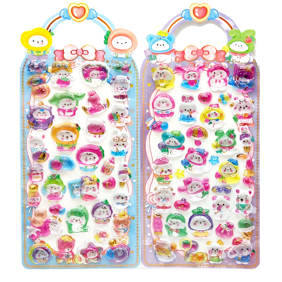 子供お褒めシール★立体★防水ステッカー ★DIY デコレーション用