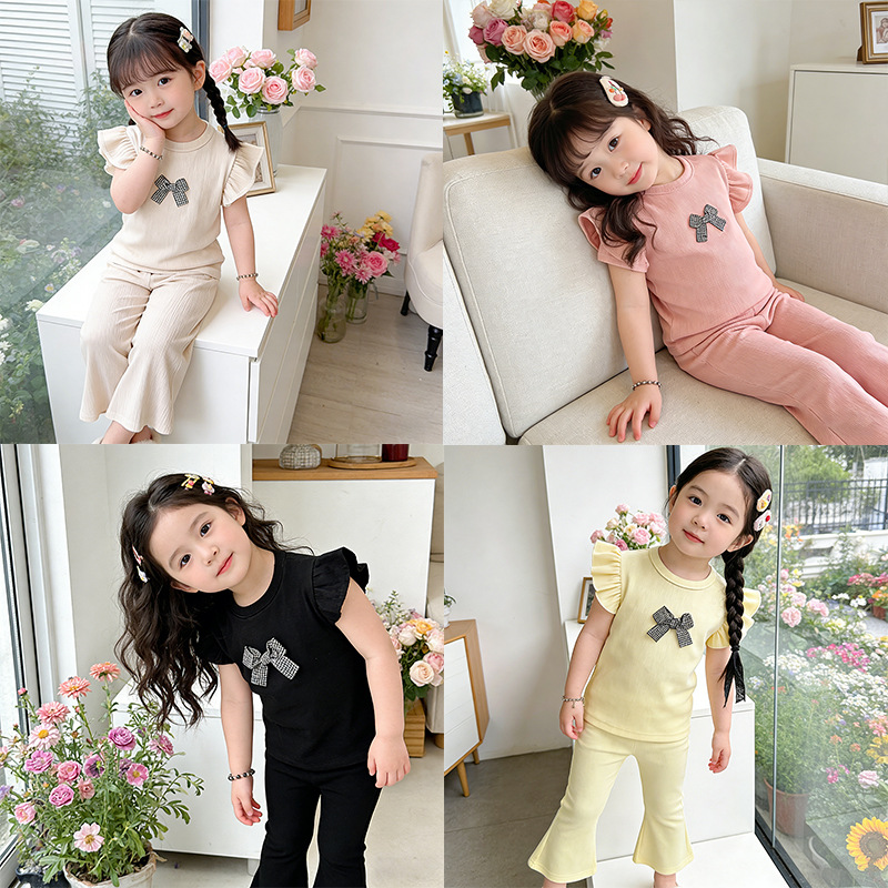 2026★夏新作★韓国風ベビー服★トップス+ズボン★90cm〜140cm 4色