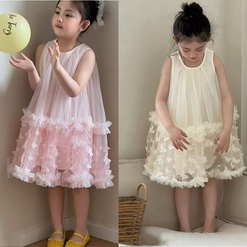 2026新品SC★子供服　ワンピース★5/90-100cm〜13/120-130cm 2色