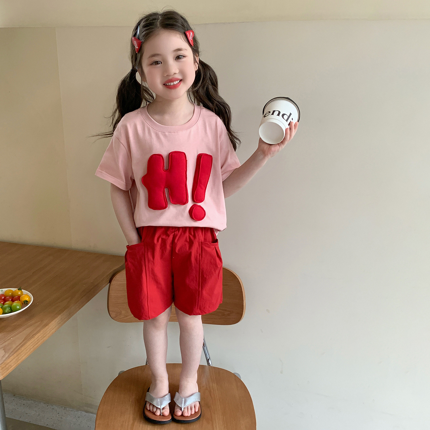 2026新品★子供服　セットアップ★90cm〜140cm 2色