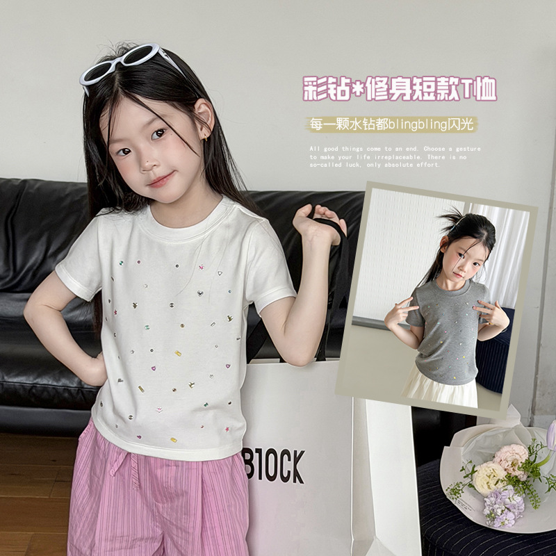 2026★夏新作★韓国風子供服★トップス★100cm〜170cm 2色