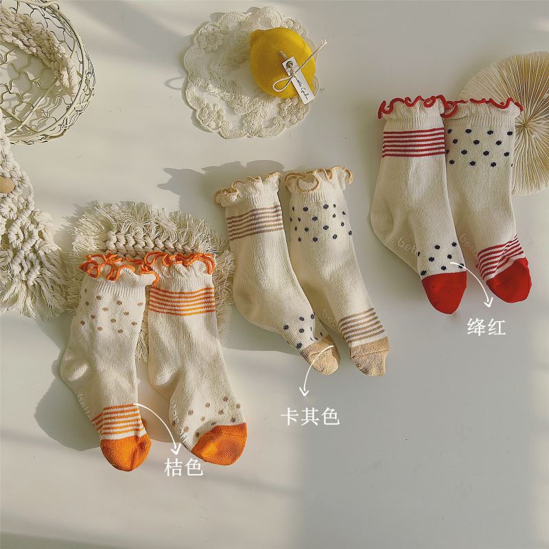2026年★靴下★子供靴下　ソックス★S/1-3歳/M/3-5歳/L/5-7歳 3色