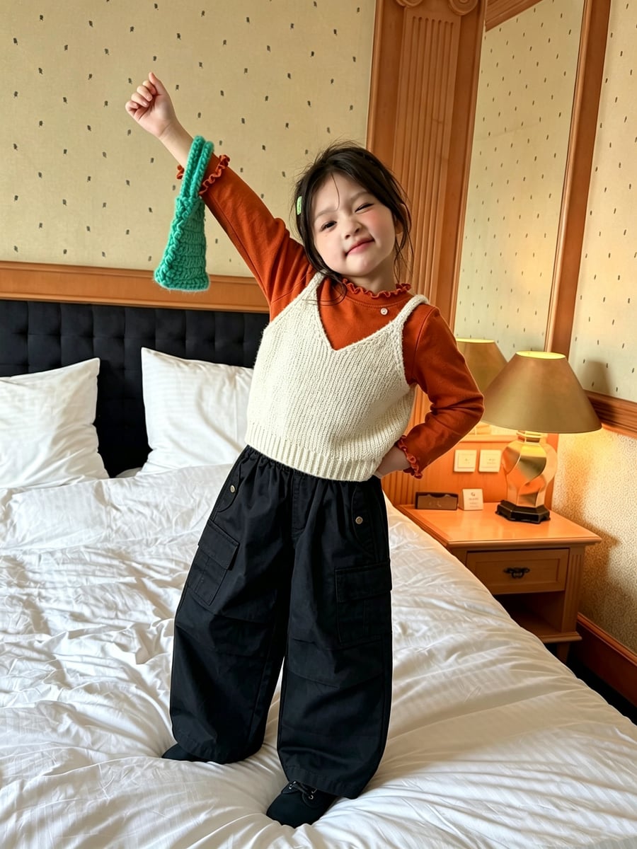 2026秋新作★子供服　トップス&ニットベスト&ズボン★100cm〜150cm