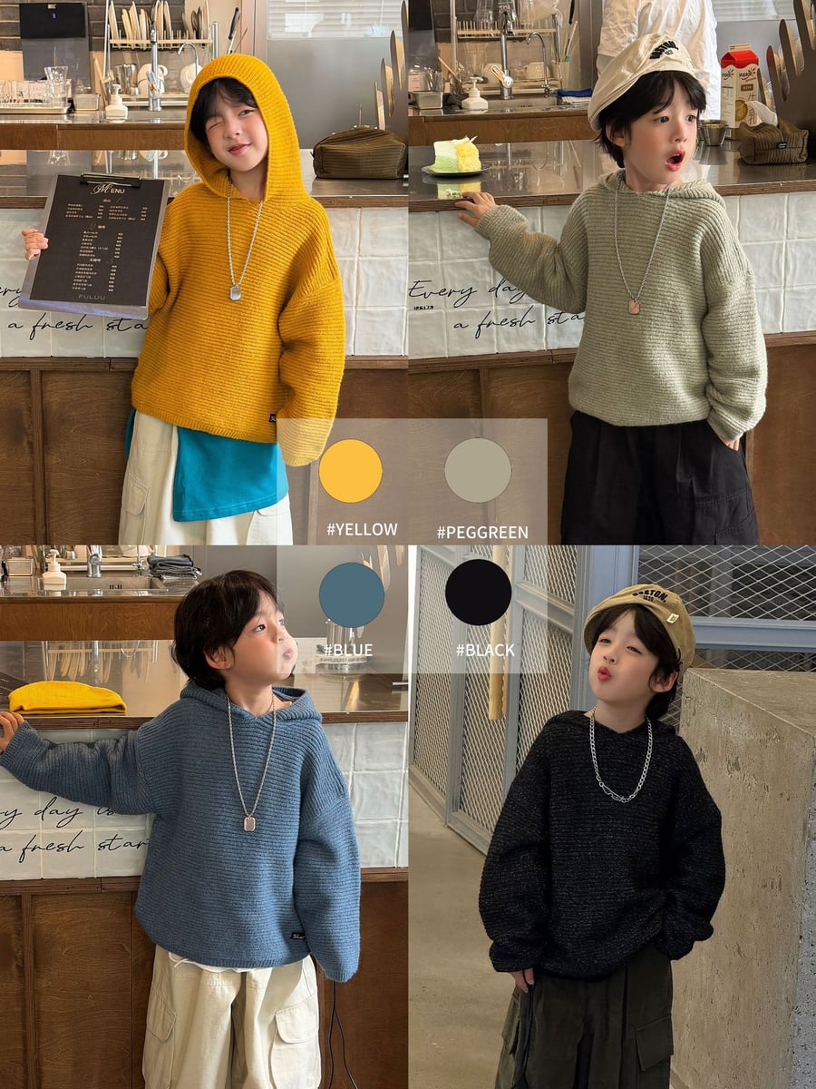 2026秋新品TR★子供服　セーター★90cm〜160cm 4色