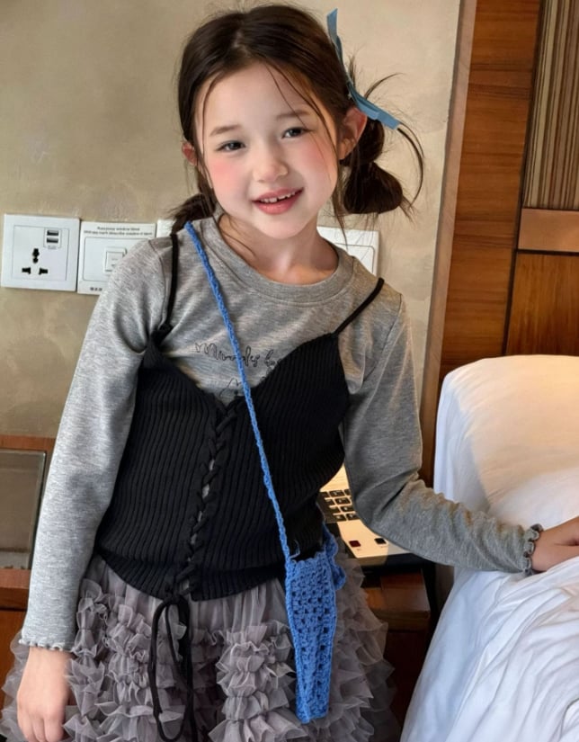 2026秋新作TC★子供服　トップス+ベスト&スカート分けて★90cm〜150cm