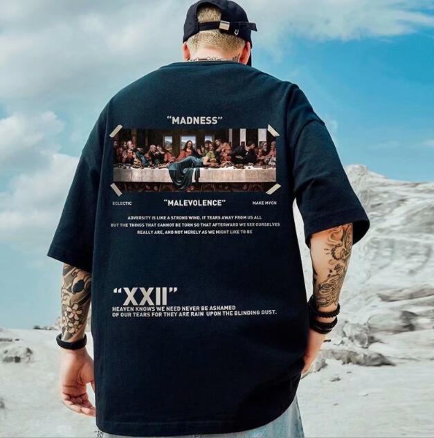 トップス★♪个性★♪ゆったり★♪半袖★♪tシャツ★♪韓国ファッション★♪メンズ用上着★M-8XL