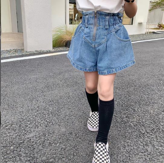 2022夏新品★韓国風子供服　ボトムス　デニムショットパンツ　80-140cm　
