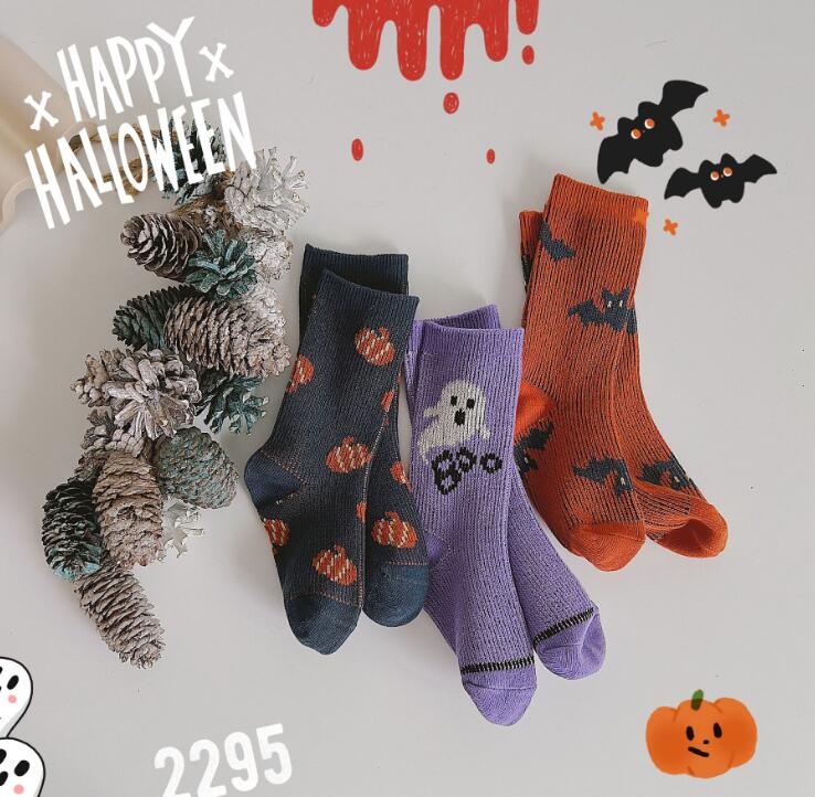 ★2022新入荷★子供靴下　ハロウィンソックス★S〜L　3色