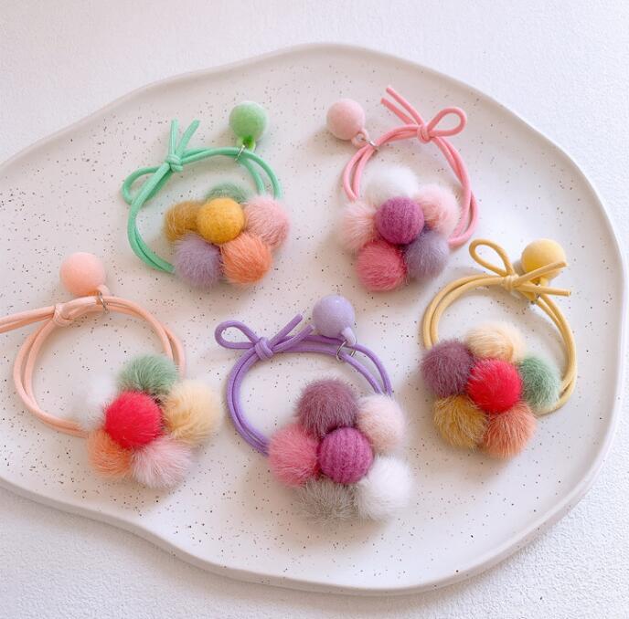 子供用★ヘアゴム★髪飾り★まとめ髪用★ヘアアクセサリー★多色