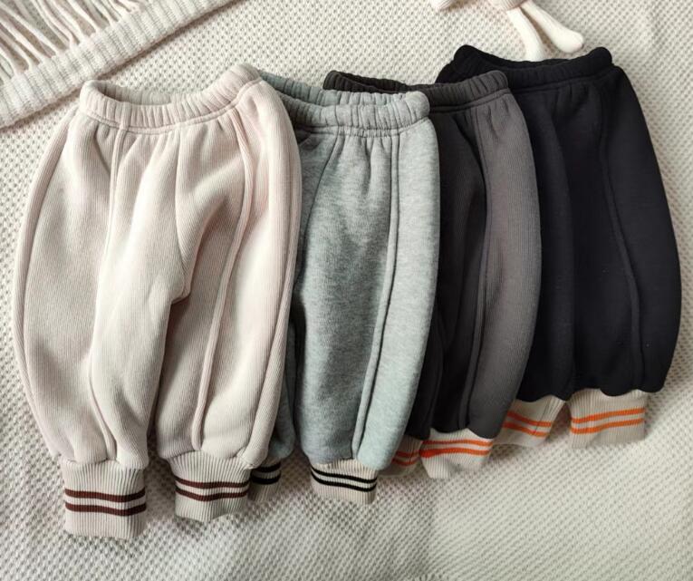 2022★秋冬新作★韓国風子供服★裏起毛★ズボン★4色73-120CM