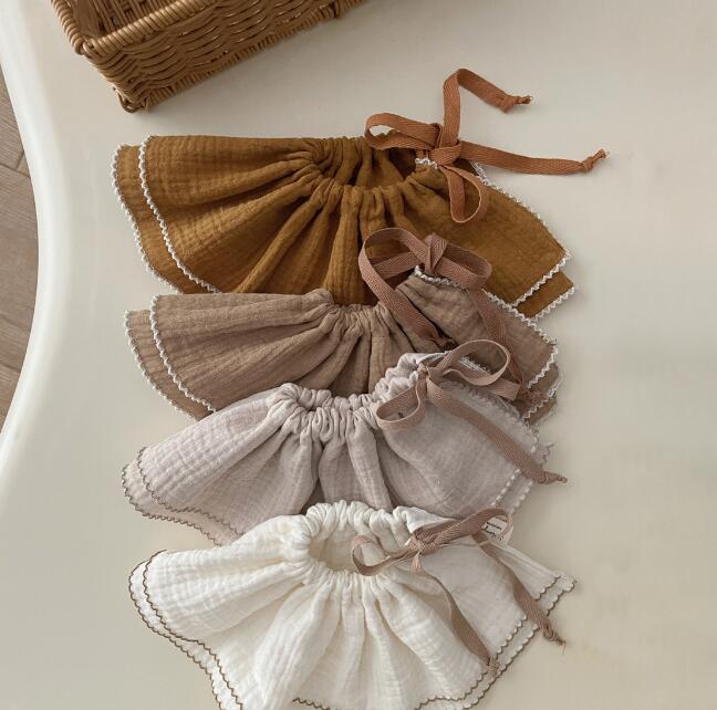 2022★涎掛け★食事用エプロン★前掛け★食事用ビブ★1セット=2点★7色