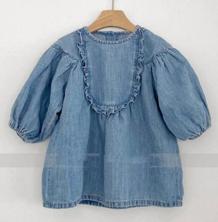 新品h★子供服　デニムワンピース★80-130cm★