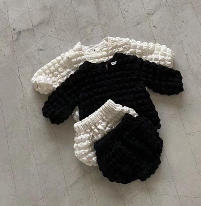 春秋新作★韓国風子供服★トップス+ズボン2セット★2色73-100CM