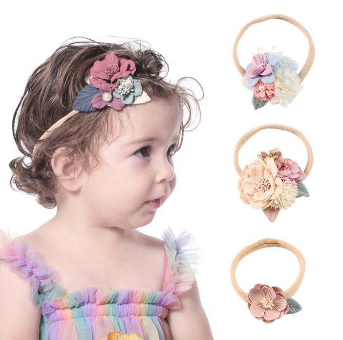 子供用★欧米風★ヘアバンド★髪飾り★ヘアアクセサリー★ベビー★撮影道具★可愛い★5色