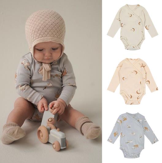 2023春新品★子供服　ロンパース　66-90cm★2色