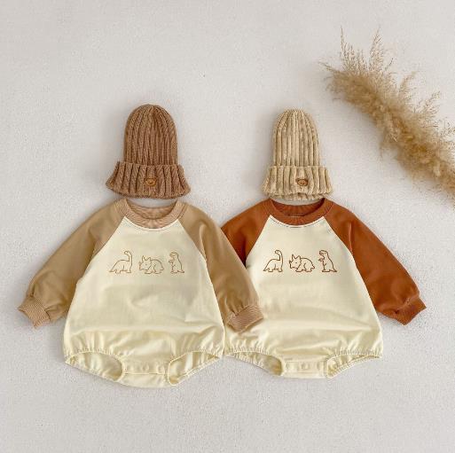 2023春新品★子供服　ロンパース　66-100cm★2色