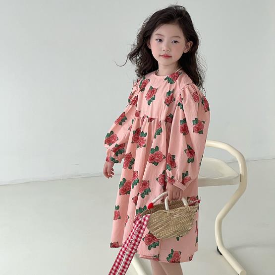 2023春新品★子供服　ワンピース　90-140cm