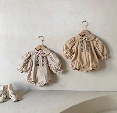 2023春秋新品★ベビー服★ロンパース★66-90cm★2色