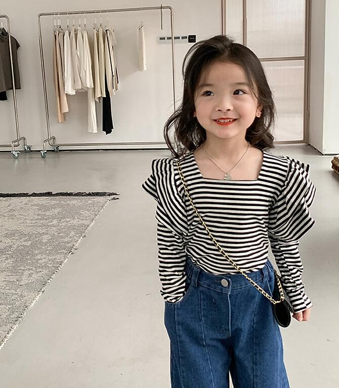 2023★春夏新作★韓国風子供服★トップス★Tシャツ★90-140CM