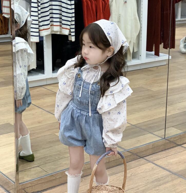 2023年★子供服　トップス&サロペット分けて販売★90-140cm★