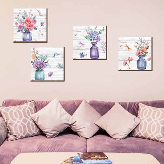 3月新作★DIY壁紙★壁ステッカー★貼り紙★30*30*4枚