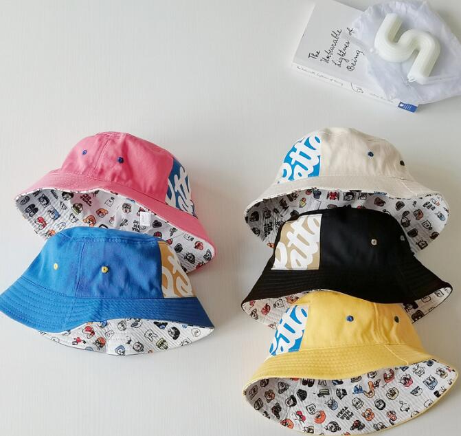 子供用★バケットハット★帽子★キッズ★日焼け防止★男女兼用★リバーシブル★5色