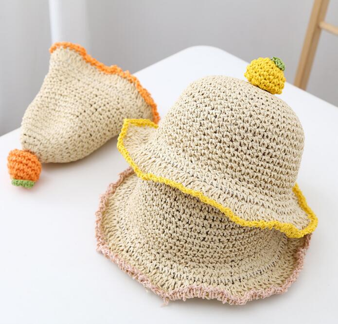 子供用★帽子★日焼け防止★麦わら帽子★キッズ★男女兼用★カジュアル★10色