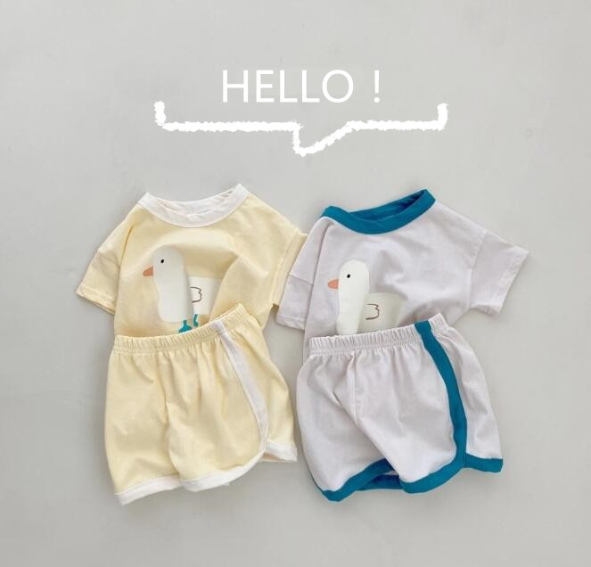 子供服★トップス+パンツ★セットアップ★韓国風子供服★ベビー★可愛い★2色★66-100CM