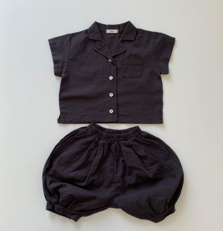 2023★春夏新作★韓国風子供服★トップス+ズボン2セット★2色73-100CM