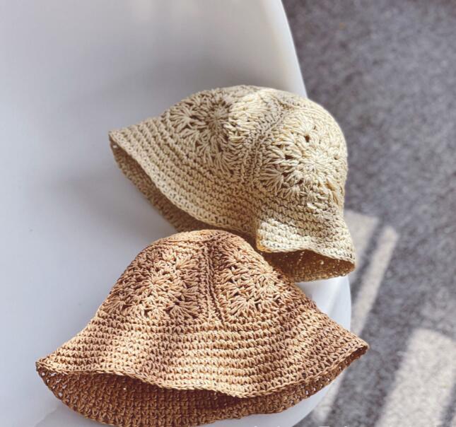 子供用★帽子★ベビー★日焼け防止★麦わら帽子★キッズ女の子★カジュアル★2色