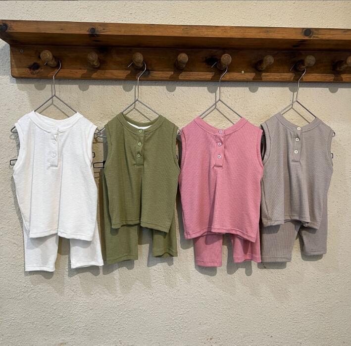 2023★春夏新作★韓国風子供服★トップス+ズボン2セット★4色80-150CM