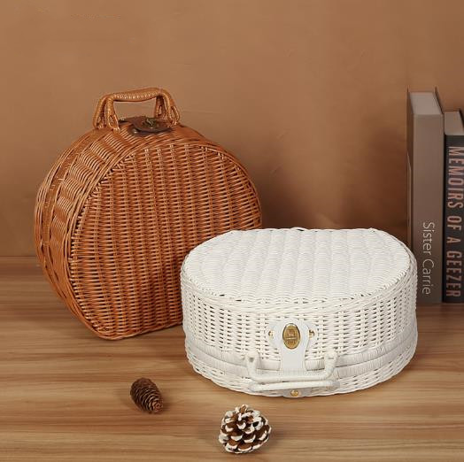 新品★バッグ　収納箱　ボックス　24*19.5*12cm★2色