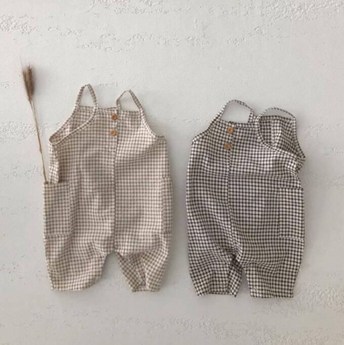 2023★春新作★韓国風子供服★サロペット★Tシャツ★無地★4色73-100CM