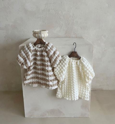 2023春新品★子供服　ワンピース&サロペット&カーディガン　分けて販売　73-100cm★2色