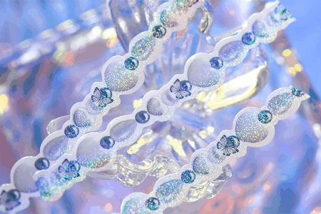 文具 シール貼紙 手帳素材 マスキングテープ キラキラ 春日 幾何学 蝶 リボン ハート パール 15mm*3m