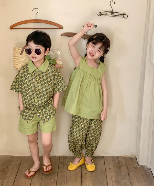 2023★春夏新作★韓国風子供服★トップス+ズボン2セット★80-140CM