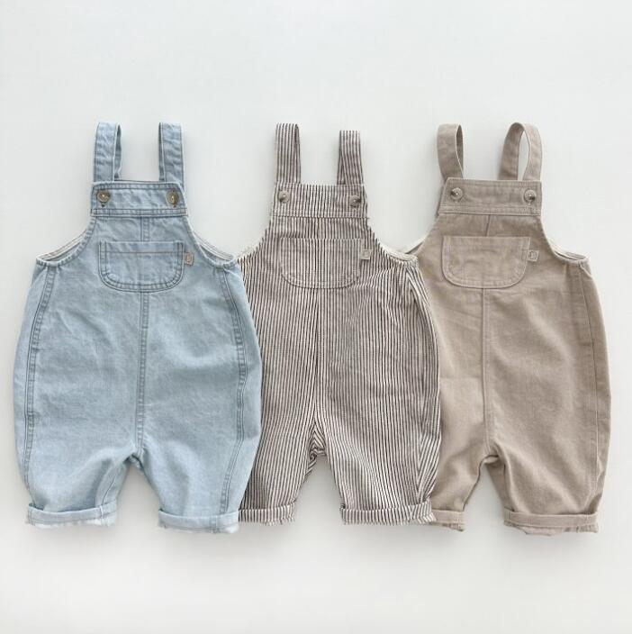 2023★春夏新作★韓国風子供服★サロペット★Tシャツ★6色80-130CM