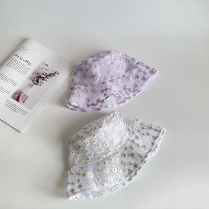 子供用★帽子★バケットハット★キッズ女の子★日焼け防止★キッズ★2色